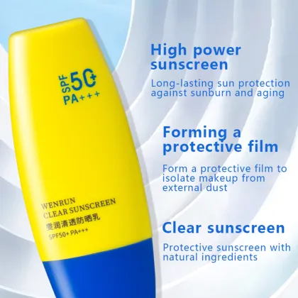 SPF 50 Korean Mineral Sunscreen Cream for Black Skin