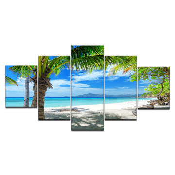 European home decoration wholesale 3D seascape canvas art printing painting