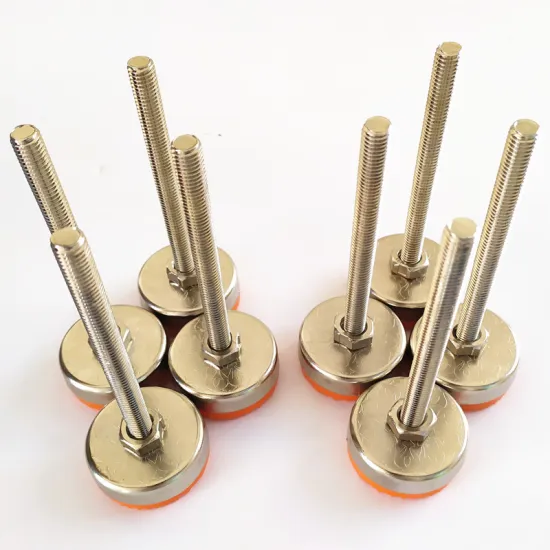 produce small machine mattress foot M10 M12 thread machine to vice screw fixed level.