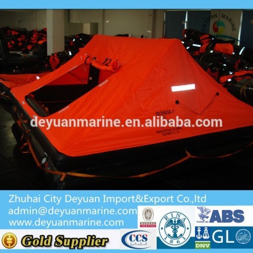 Solas Approved Self-Righting Self Inflating Yacht Inflatable Life raft fishing boat use only for sale