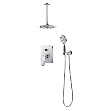 Ceiling Mounted Polished Brass Hand Shower System