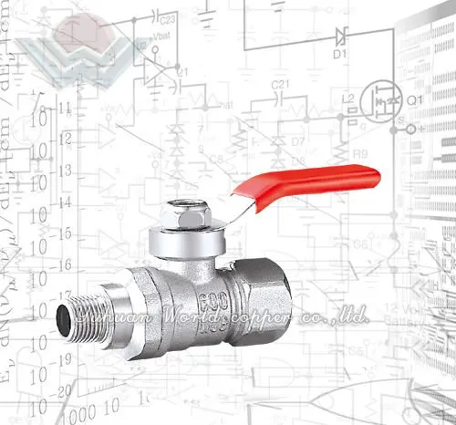 WD-2121 Europe Style Mini Brass Ball Valve