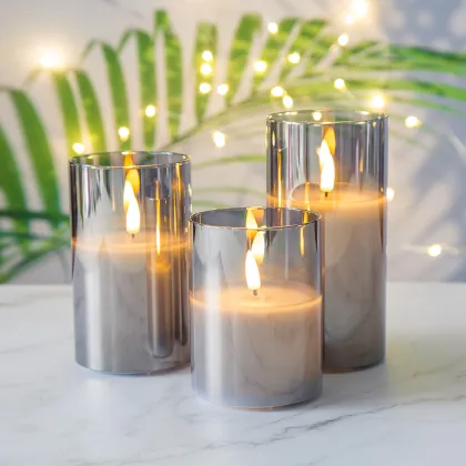decoration remote flameless soy wax candles
