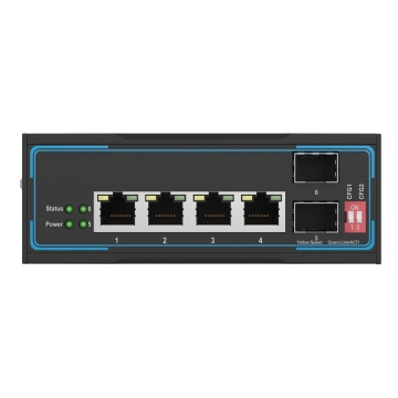 Compact COM300-4GT2GS-E 4 * 10/100/1000Base-T Ethernet Ports Industrial Switch