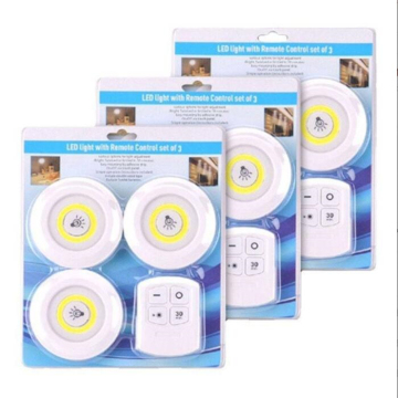 Lampu Tap Led Led Nirkel dengan remote control