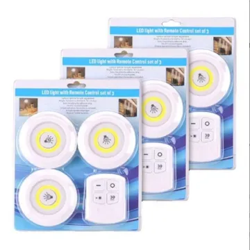 Cordless LED Touch Tap Light with Remote Control