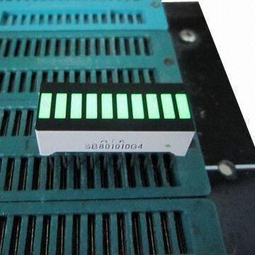 LED 10-segment lightbar, pure green