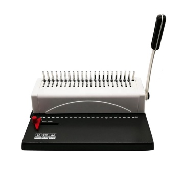 Office Desktop A4 250 Sheets Paper Handling Spiral Binding Machine