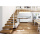 Modern villa stair mono floating wooden stairs