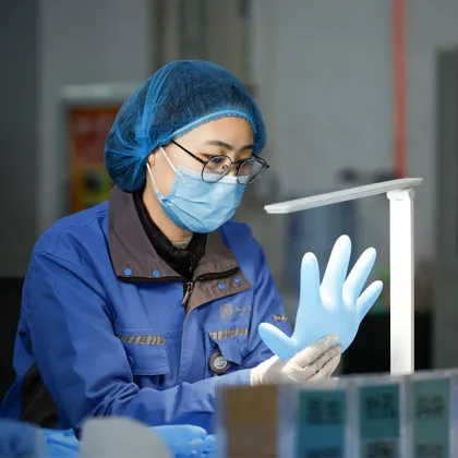 Medical supplies working glove nitrile gloves