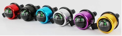 Colorful mountain bike compass bell bicycle accessories Aluminum alloy bell