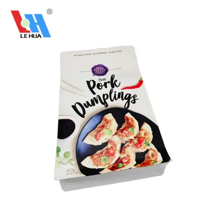 Custom Flat Bottom Foil Pouches for Delicatessen