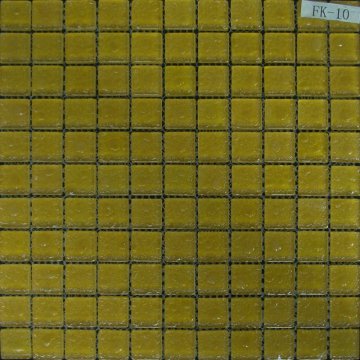 Bubble crystal glass mosaic FK-10
