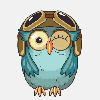 Hot Sell Personality Aviator Owl Car Stickers Accessories Motorcycle Sunscreen Waterproof PVC 13cm *10cm
