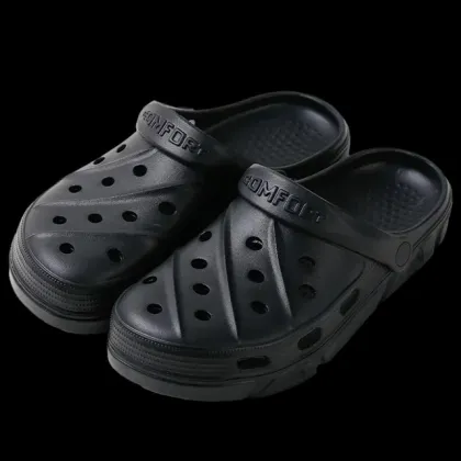 EVA Thick-Soled Men's Baotou Slippers: Home, Outdoor Wear, Couples Casual Sandals, and Beach Shoes