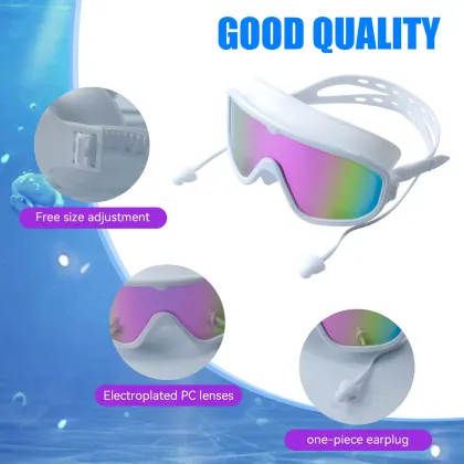 Children's Optical Fixed Power Myopia Swim Glasses