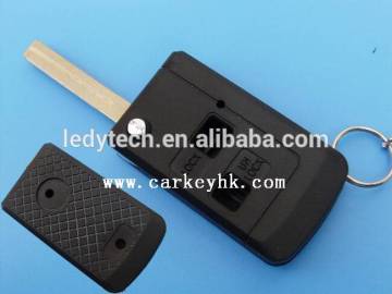 replacement key shell for Lexus,modified folding key cover with 2 buttons,car key