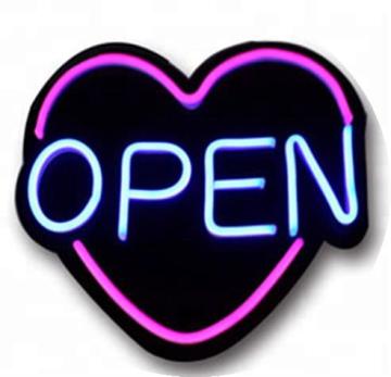 DC 12V Colorful LED Neon Bar Open Sign