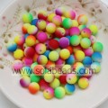 Moins cher 6 mm en plastique ronde Bubblegum minuscules perles