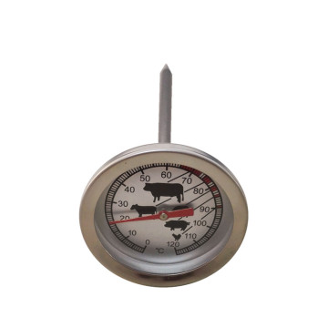 Thermomètre à viande sûr de four d&#39;acier inoxydable avec l&#39;impression d&#39;animaux