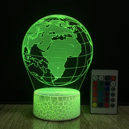 Cool Global Night Light 3D LED Earth Globe Map Lamp