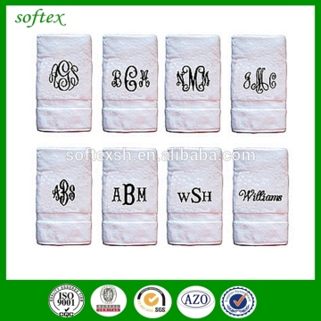 personal embroidered towels china whoesale