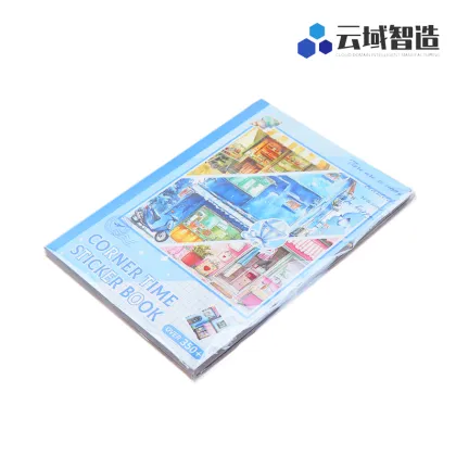 Street Corner Time Sticker Book for Creative Expression