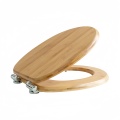 Bambú de asiento de inodoro de baño de madera maciza de madera maciza