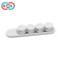 Magnetic Cable Clips White Adhesive Cord Holders