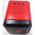 Red Colour TeaTin Box with Black lid