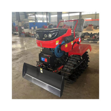 25-35 HP 농장 및 과수원 용 로타리 경운기가있는 작은 크롤러 트랙터