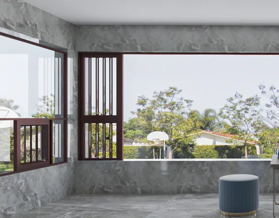 110 series thermal break aluminium twist window