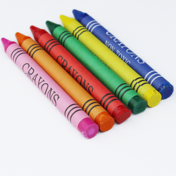 High Quality Round Shape Soft Pastel Wax Crayon Set for Kids
