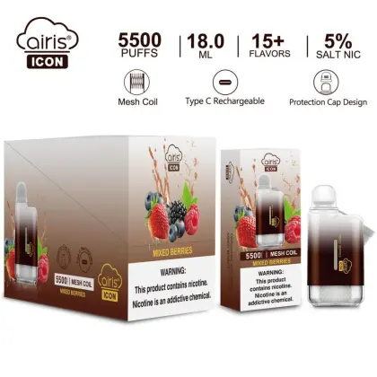 Airis Icon Disposable Vape Pen 5500puff 10pack