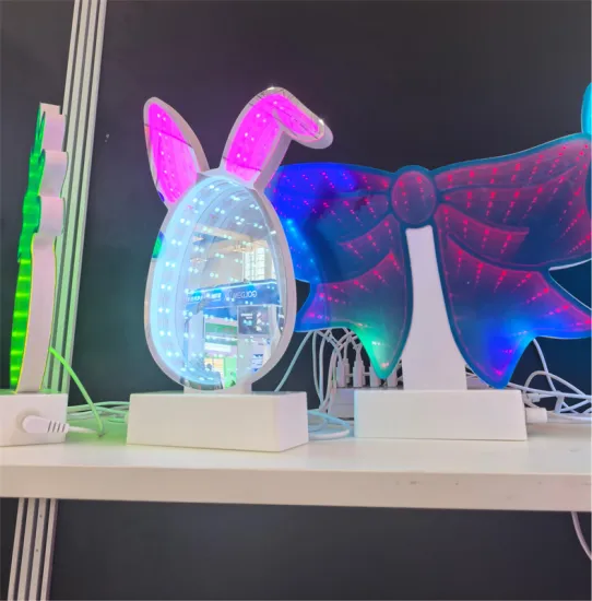 Easter Bunny tunnel lights