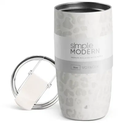 Tumbler Reusable Insulated Stainless Steel Cold Brew Simple Modern Travel Coffee Mug