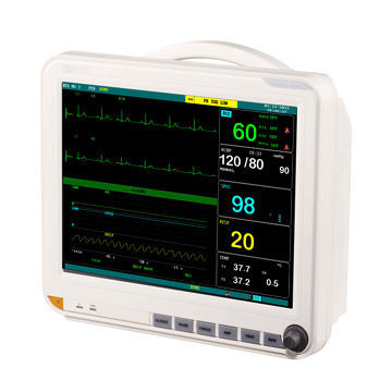 15-inch Bedside Multiparameter Patient Monitor, Color TFT Screen, 720-hour Trend Records