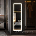 Smart LED Barber Mirror with Lights, Clock, and Music for Barbershops