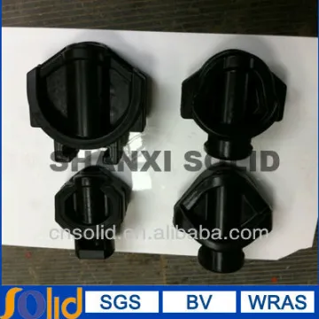 ductile iron gate valve/safe rubber plated disc