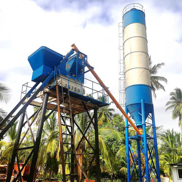 Hopper HZS50 stationary concrete plant price