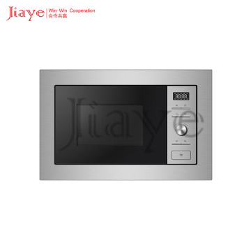 28L 304 Stainless Steel Full Glass Door Microwave Oven with 10 Power Levels