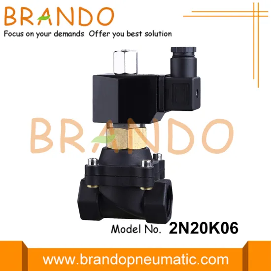 3/4'' Normally Open Zero Differential Plastic Solenoid Valve