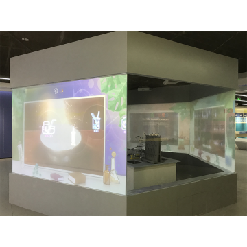 Supermarket Door Rear Projection Magic Glass SPD Folie