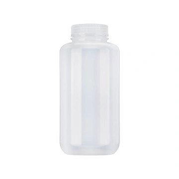 Duehut 10pcs 5ml Plastic Bottles Lab Cylindrical Chemical Reagent Bottle Lab Wide Mouth Small Plastic Water Bottles Reagent Bottle Liquid Bottle