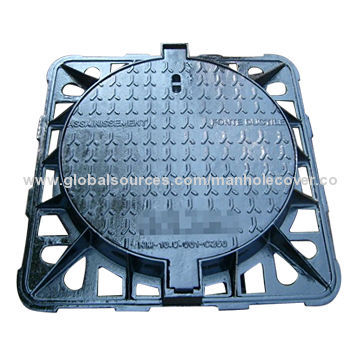 Heavy-duty Cast Iron Driveway Pool Main Gas Drainage Cover, D400 EN 124