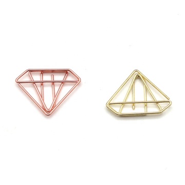 Cute Small Metal Flower Shape Paper Clips - Decorative Bookmarks for School Stationery