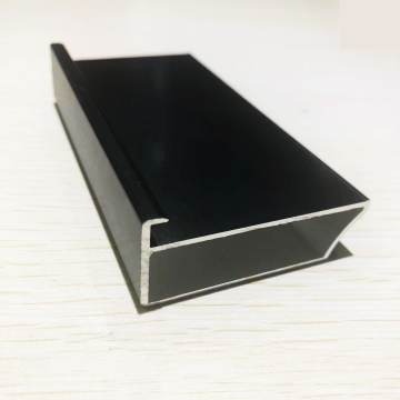 Lenwa Aluminium Stock Sliding Door Profil pour le cadre de garde-robe en verre de 5 cm