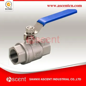 Stainless Steel Threaded type two piece Ball Valve