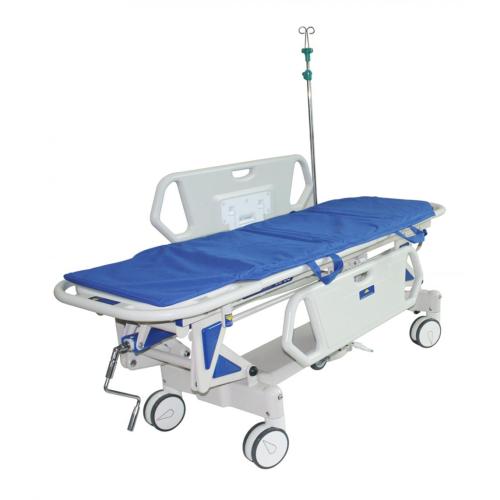 Trolley de camilla de transporte de pacientes con altura ajustable