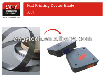 Swed/cut doctor blade for pad printing machine